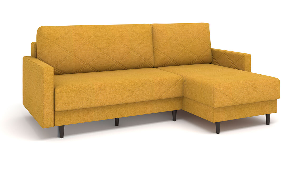 Лондон Диван угловой (Gamma yellow, 1 кат)
